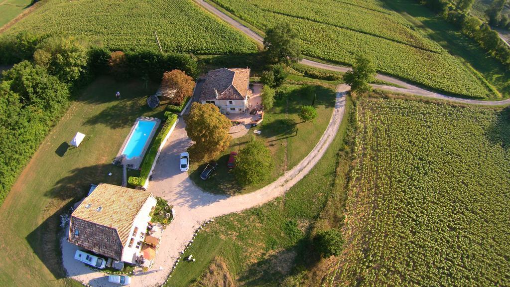 La Perle Du Lot Bed and Breakfast Castelnau-Montratier Rum bild